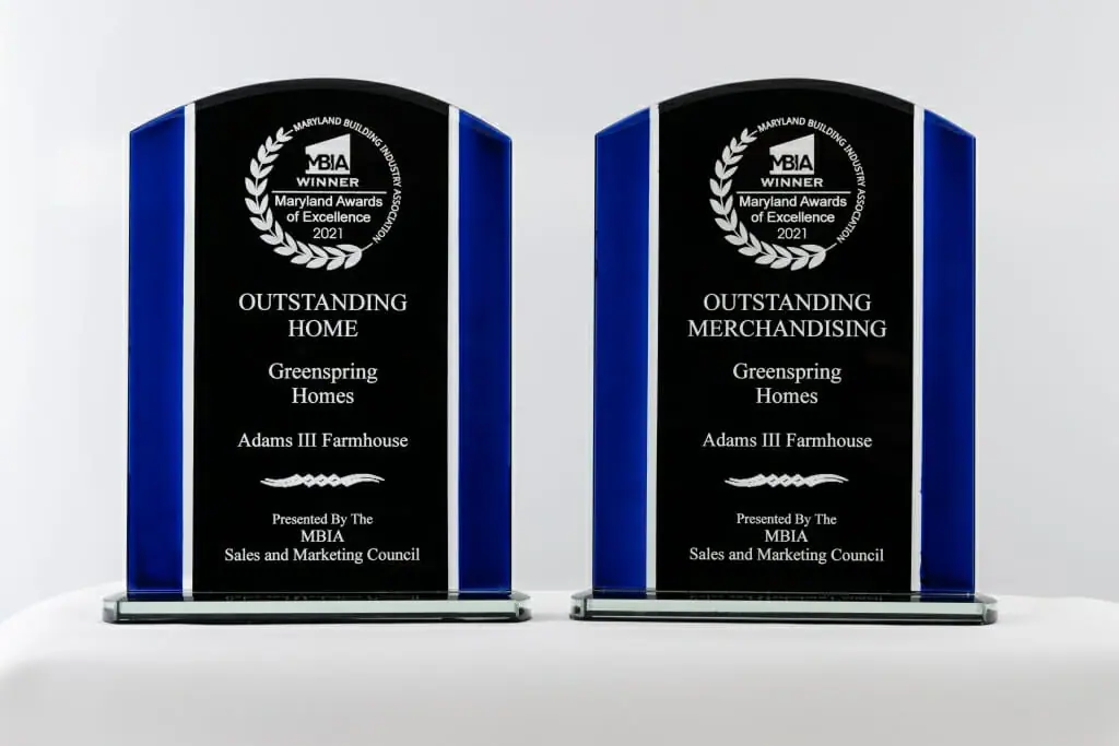 Maryland Building Industry Association Award of Excellence 2021 Adams III Farmhouse