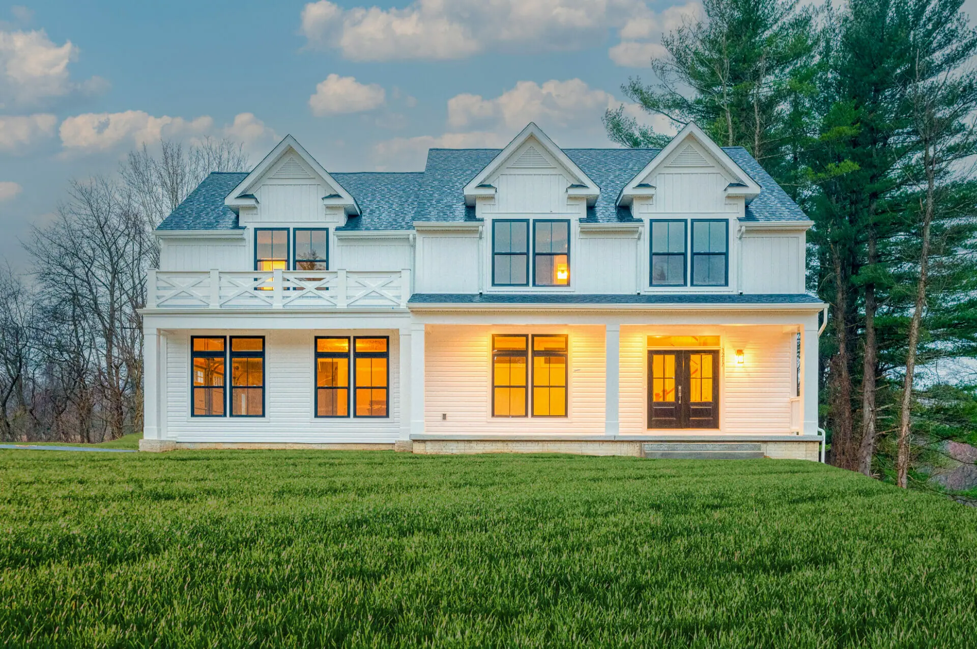 Roosevelt III Farmhouse front exterior