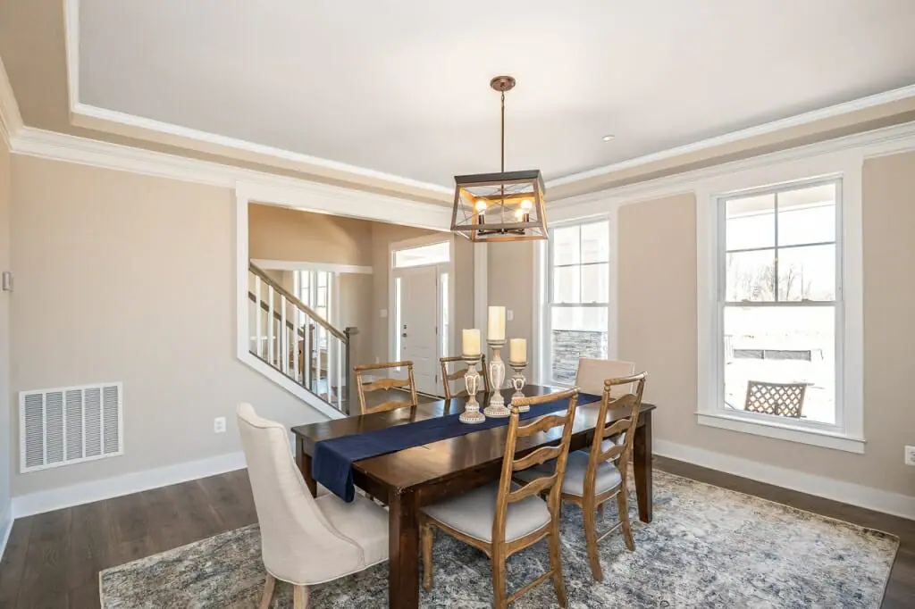Shamrock Estates Carroll County New House Dining Room