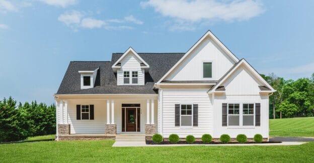 home exterior for award-winning new home builder in Maryland