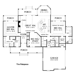 The Patapsco Rancher Image model home by Greenspring Homes