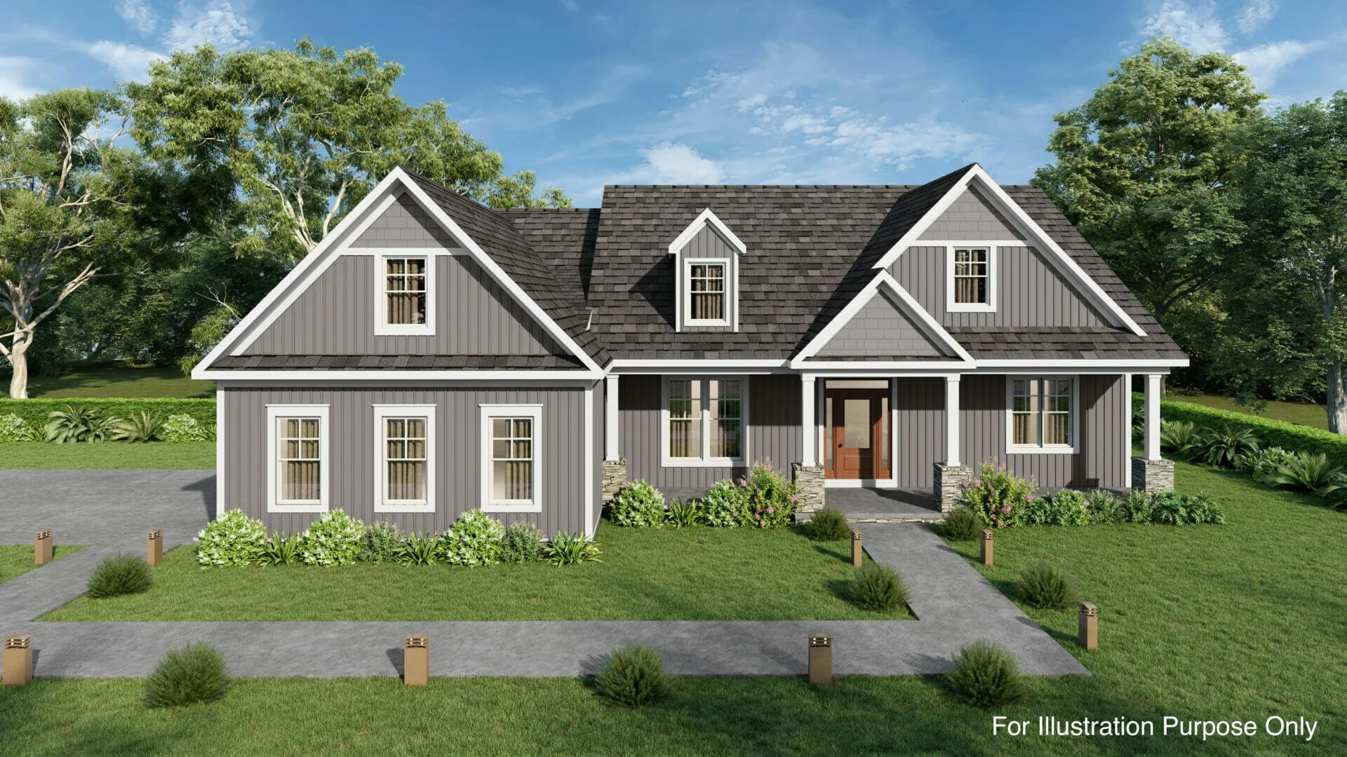 The Patapsco Rancher Patapscohi model home by Greenspring Homes