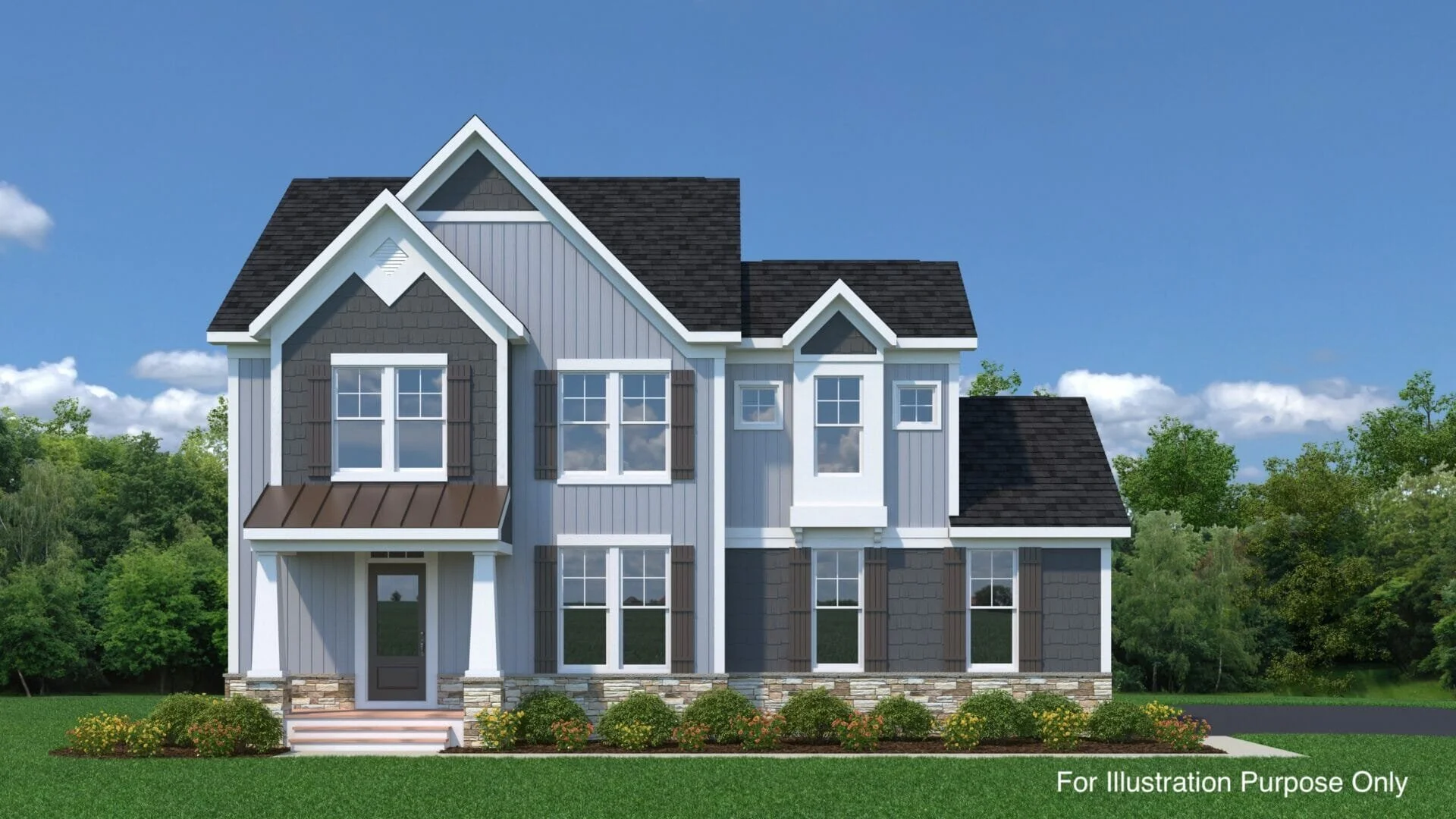 The Roosevelt Ii Craftsman model home by Greenspring Homes