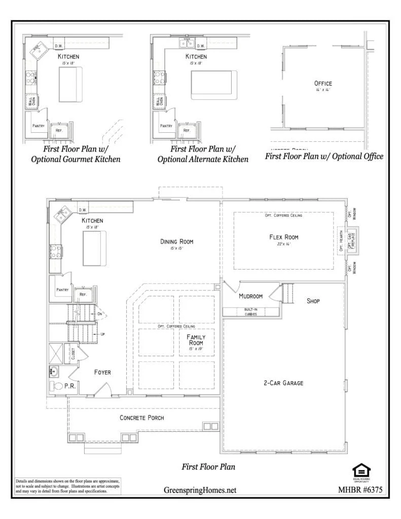 The Roosevelt Iii Craftsman model home by Greenspring Homes