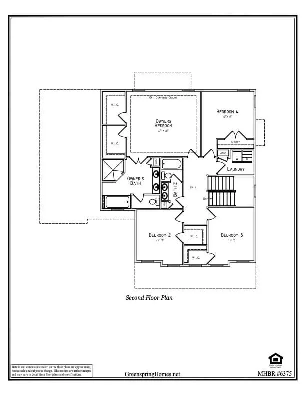 The Somerset model home by Greenspring Homes