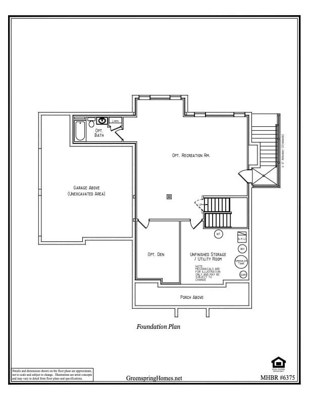 The Somerset model home by Greenspring Homes