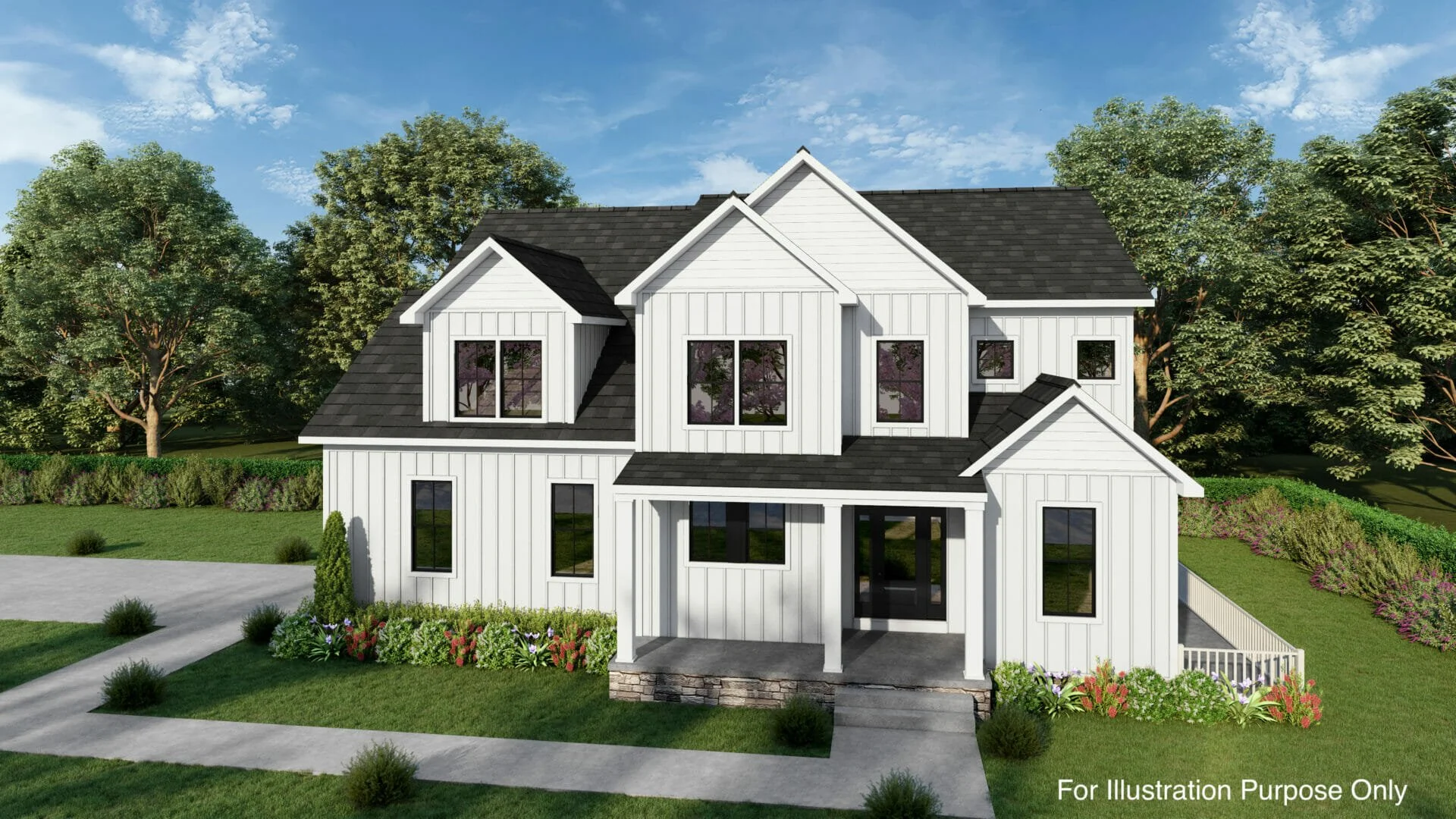 The Sonoma model home by Greenspring Homes