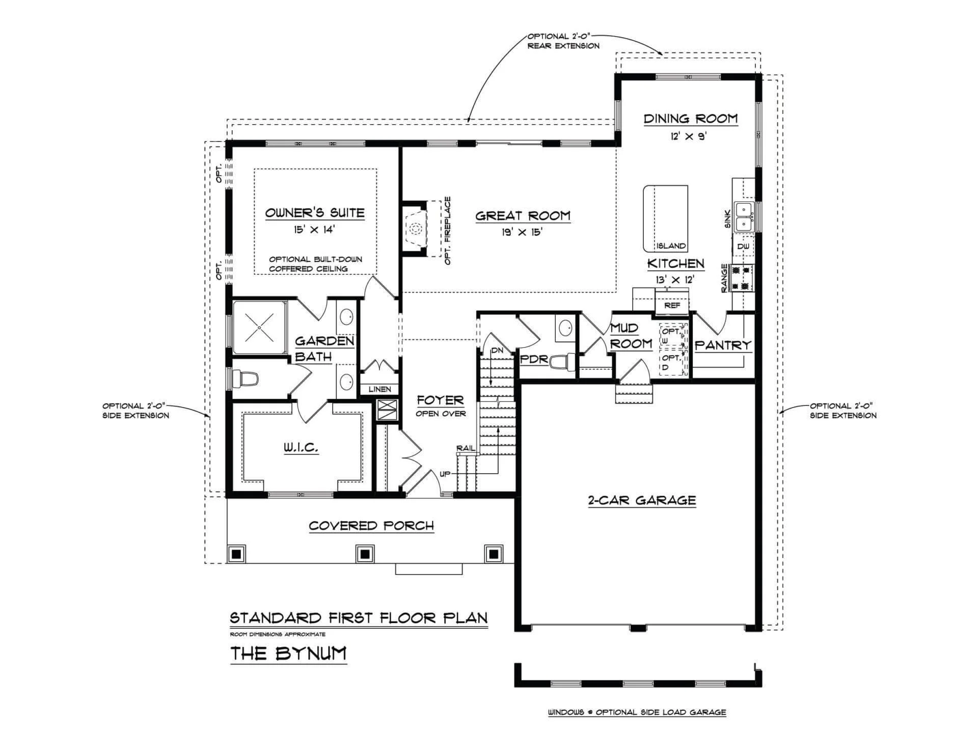 The Bynum model home by Greenspring Homes