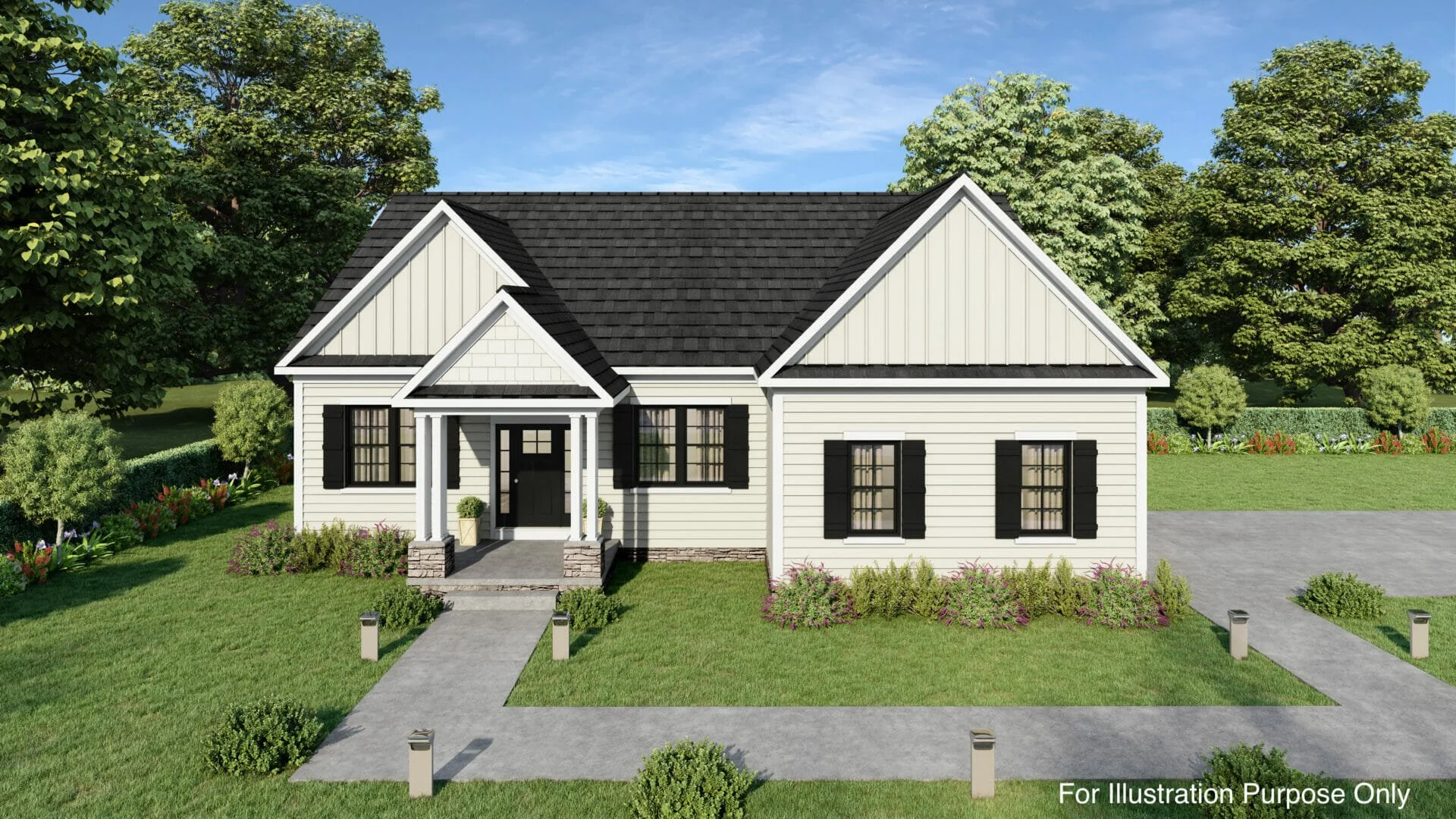 The Grant model home by Greenspring Homes