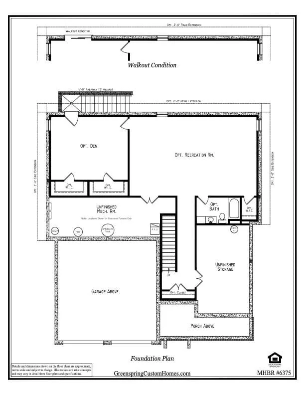 The Gunpowder model home by Greenspring Homes