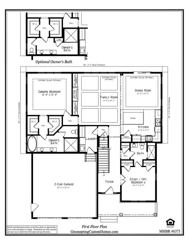The Gunpowder model home by Greenspring Homes